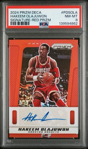 Hakeem olajuwon signatures red - signatures,